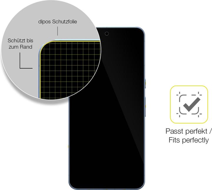 Produktbild Dipos Displayschutzfolie Full-Cover 3D (2 Stück, Google Pixel 8)