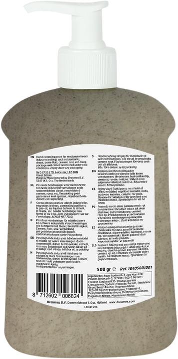 Actual product image Dreumex Savon pâte pour les mains Special (Liquid soap, 500 ml)