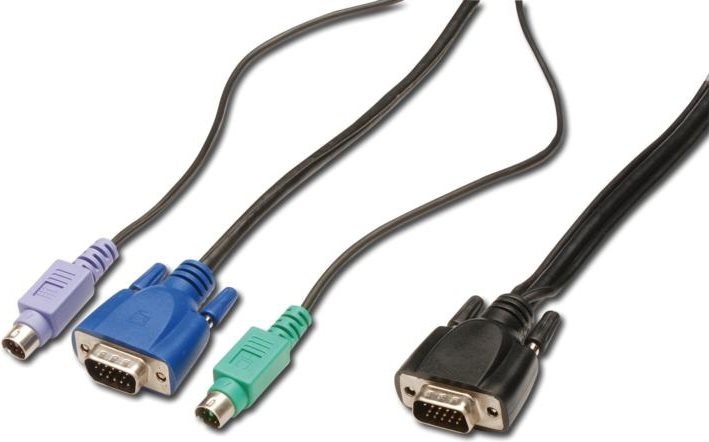 Actual product image Digitus Keyboard / video / mouse (KVM) cable