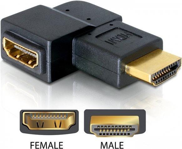 Actual product image Delock Video / Audio Adapter (HDMI, 4.30 cm)