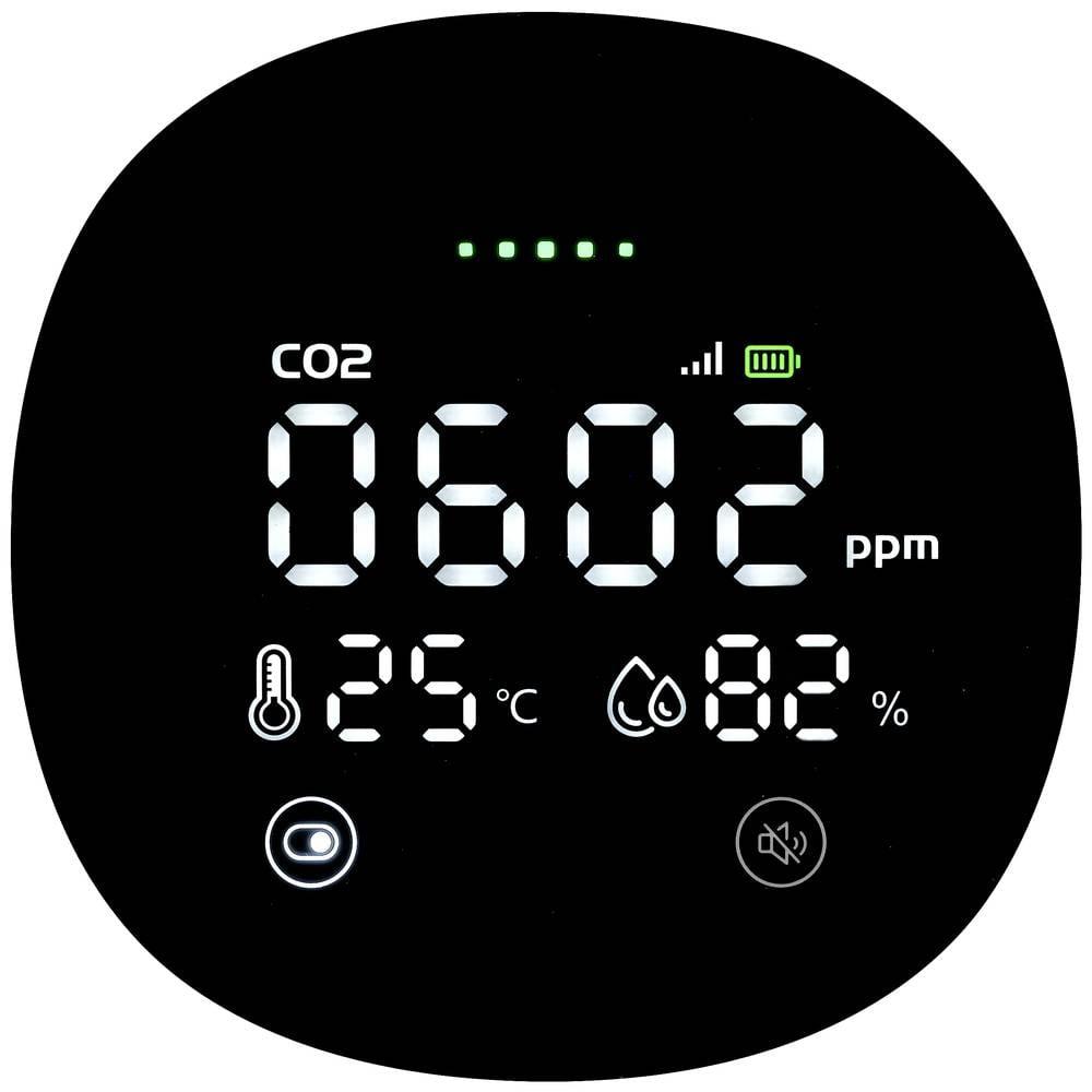 No Name Kohlendioxid-Melder mit App-Steuerung über USB detektiert Kohlendioxid (ZR360CDA)