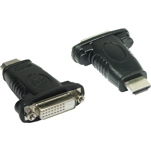 Good Connections Videoanschluss (HDMI, 6.80 cm), Data + Video Adapter, Schwarz