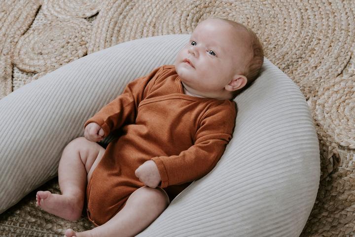 Actual product image Baby's only Baby bodysuit long sleeves melange honey - 56 (56)