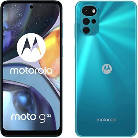 Actual product image Motorola 22 (64 GB, Iceberg blue, 6.50", Dual SIM, 4G)