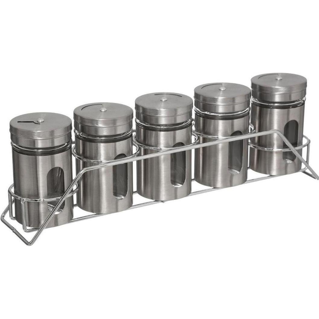 5Five Gewürzregal aus Edelstahl - 5 Dosen (45656439)