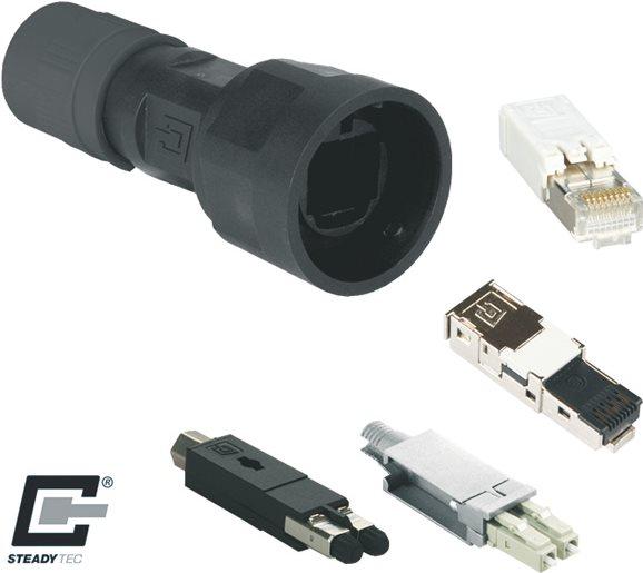 Produktbild Metz Connect E-DAT Industry IP67 V1 metal plug housing