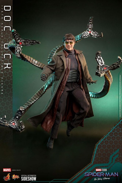 Actual product image Hot Toys Spider-Man: No Way Home figurine Movie Masterpiece 1/6 Doc Ock 31 cm