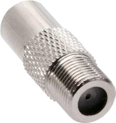 Actual product image InLine ® Coaxial adapter, IEC plug (antenna) to F jack (Plugs and connectors)