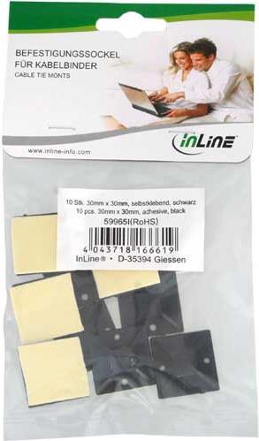 Image du produit InLine Socle de fixation (Boucles de fixation, 30 mm, 10 pcs)