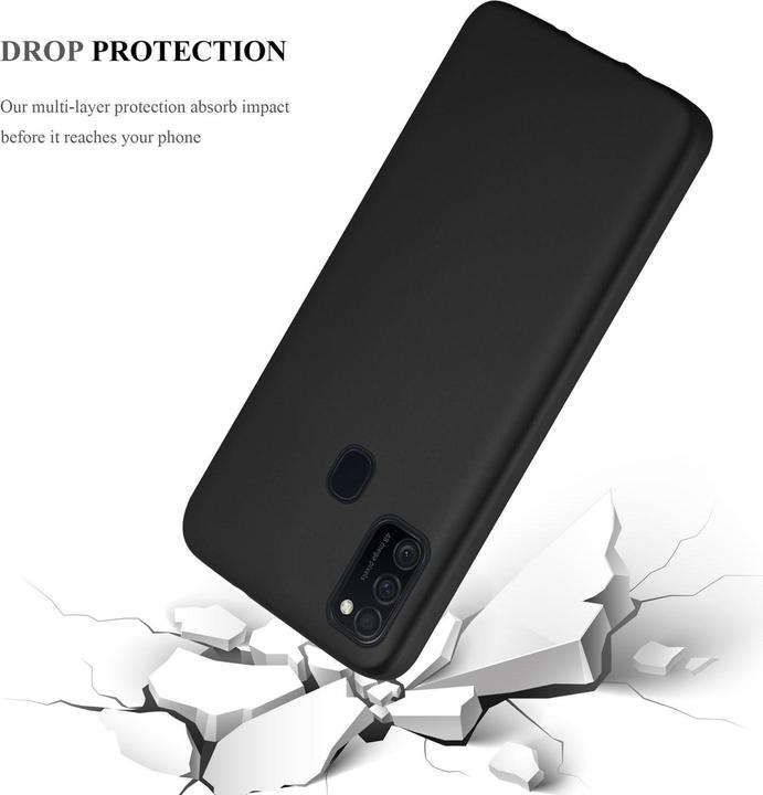 Image du produit Cadorabo Couverture métallique mate TPU (Samsung Galaxy M21, Samsung Galaxy M30s)