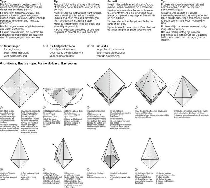 Actual product image Folia Leaflets from light paper (80 g/m², 12x)