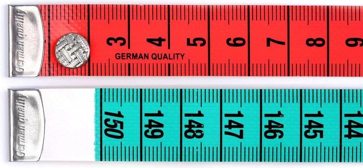 Actual product image Oliver Weber Collection Diademita Tailor's Measuring Tape with Press Button 150 cm profi