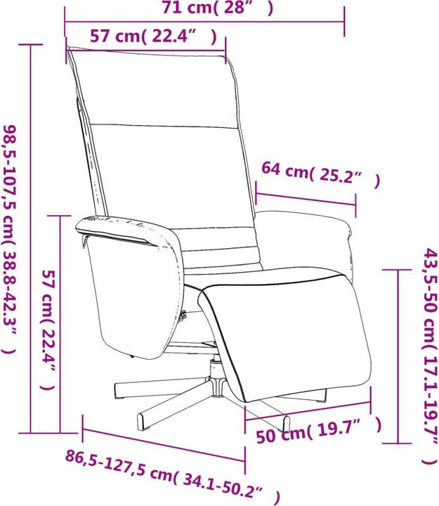 Produktbild vidaXL Relaxsessel