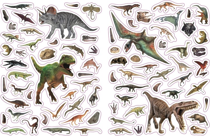 Actual product image Sticker Lexicon. Dinosaurs