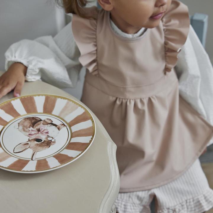 Actual product image Elodie Apron bib Blushing (36 Months)