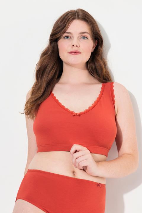 Produktbild Ulla Popken Bustier, Zierkante, V-Ausschnitt (54 B)