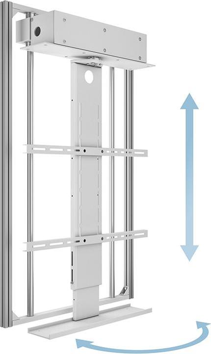 Image du produit DSS Elévateur de plafond TV, 55-75", sans fil, max 40 kg, noir (40 kg, 55" - 75")
