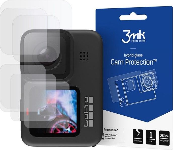 Actual product image 3MK CamProtect GoPro HERO 9 Black Hybrid Glass (Hero 9)