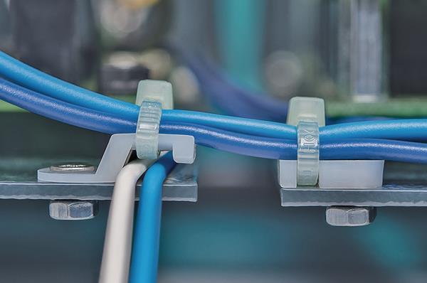 Produktbild HellermannTyton Hellermann Tyton MB2 Schwarz Polyamid (Befestigungsschlaufen, 20.50 mm, 100 Stk.)