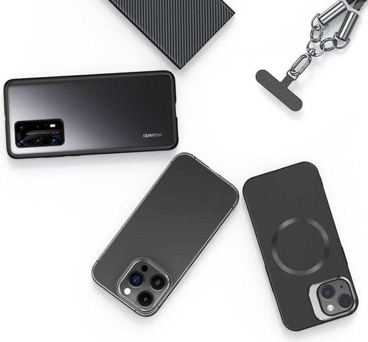 Produktbild Usams Smycz do telefonu z kablem do ładowania SJ745 60W USB-C do USB-C 1.2m czarny (1.20 m, USB 3.2 Gen 1, 60 W)