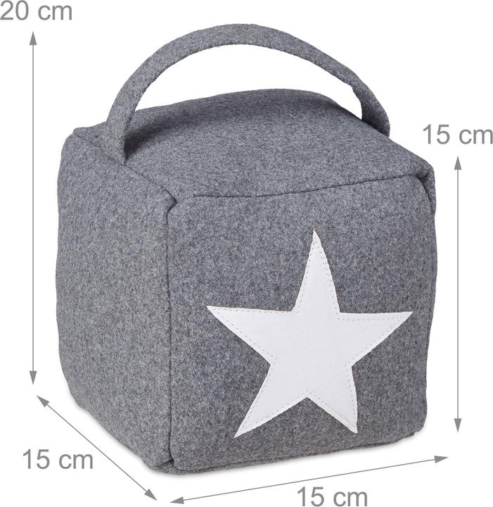 Produktbild Relaxdays Türstopper (1 Stück, 15 x 15 x 20 cm)