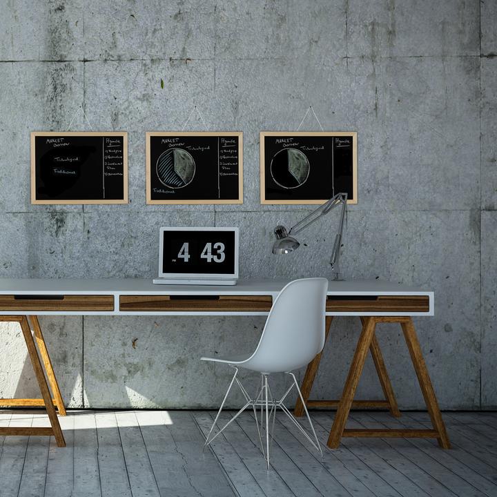 Produktbild Relaxdays Kreidetafel (40 x 2 x 30 cm)