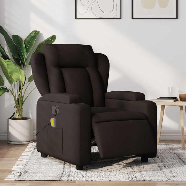 Actual product image vidaXL Massage chair electric fabric