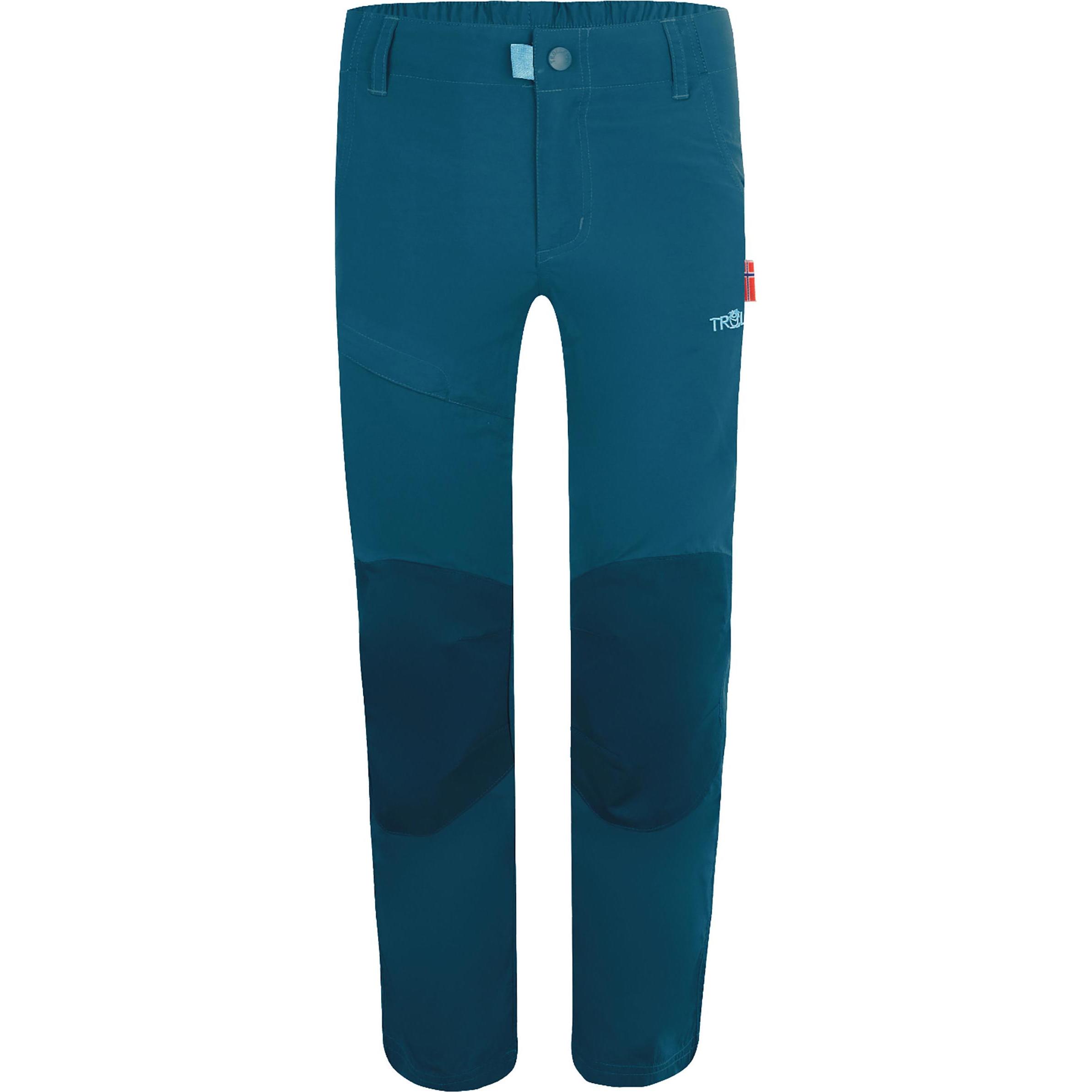 Trollkids, Unisex, Outdoorhose, Hammerfest Pro Hose (134), Blau, 134