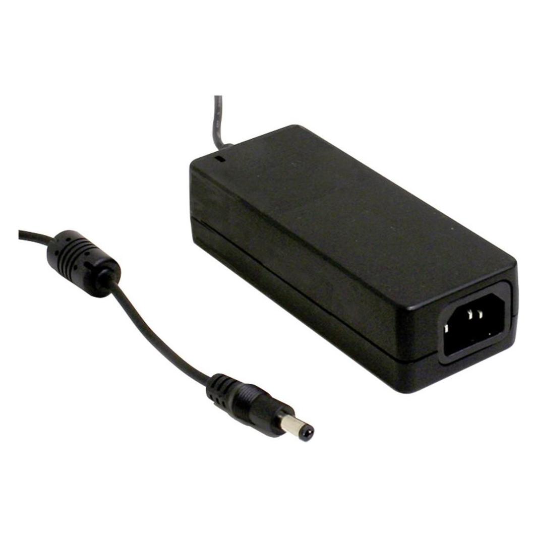 MeanWell Voedingsadapter Desktop ErP Medical 12V (60 W), Voeding Voor Notebooks