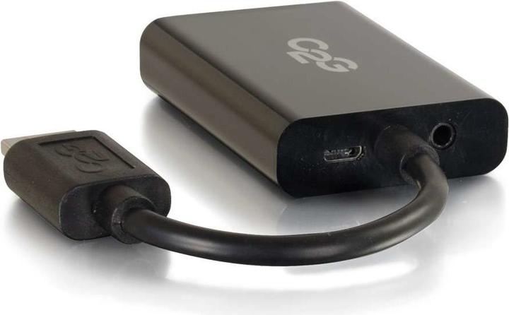 Image du produit C2G Dongle convertisseur HDMI vers VGA et audio stéréo (HDMI, VGA, 20 cm)