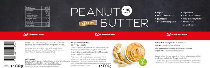 Actual product image Powerfood Peanut butter (1000 g)