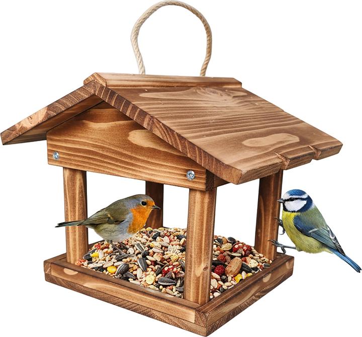 Actual product image Relaxdays birdfeeder