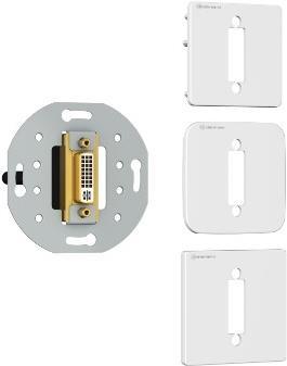 Actual product image Kindermann 7456000502 DVI-I Gray (0.28 m)
