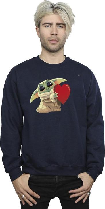 Immagine prodotto Star Wars The Mandalorian The Kids With Heart Felpa Uomo (3XL)