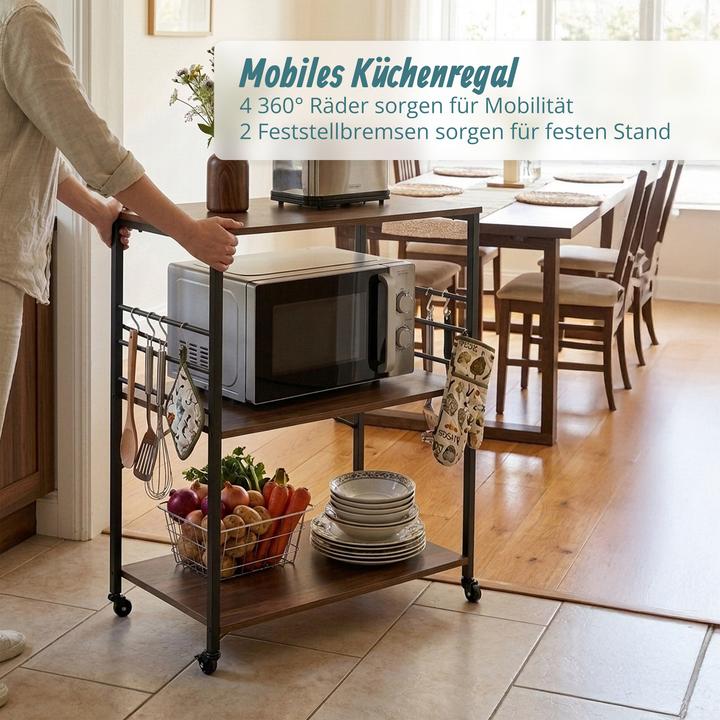 Produktbild Relaxdays Küchenrollwagen