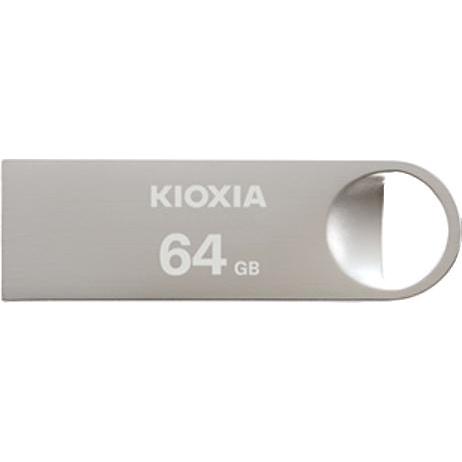 Kioxia USB-Flashdrive USB2.0 TransMemory U401 (64 GB, USB-A, USB 2.0), USB Stick, Silber