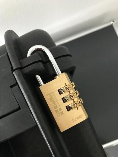 Actual product image Rieffel Brass combination lock 44/30 SB