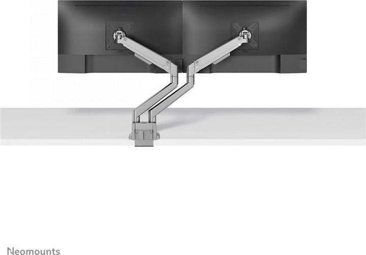 Produktbild Neomounts Tischhalterung duo 100x100 9kg/17-32"/silber/voll beweglich (Tisch, 32.01")