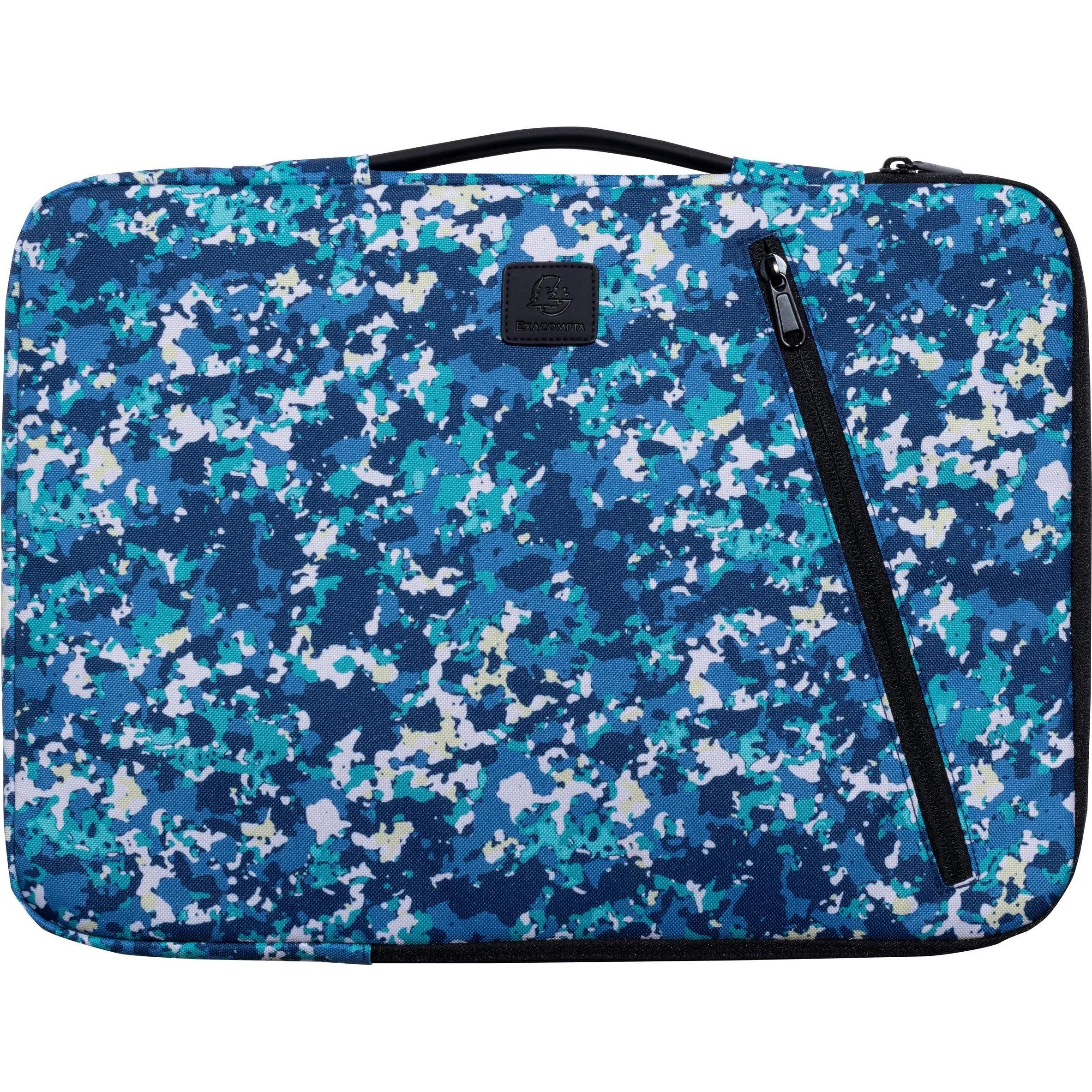 Exacompta Laptophülle Veggie Kunstfaser blau bis 40,6 cm (16 Zoll) (16", Universal), Notebooktasche, Blau