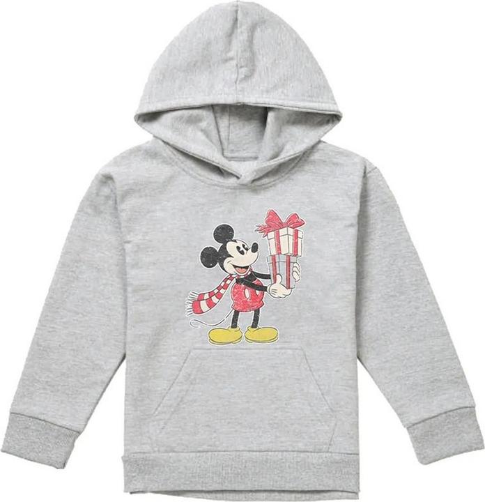 Produktbild Disney Kapuzenpullover meliert weihnachtliches Design (152, 158)