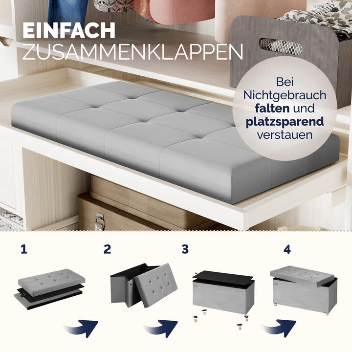 Image du produit Casaria Sitztruhe (76 cm)