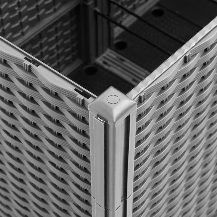 Actual product image vidaXL Planter with trellis PP