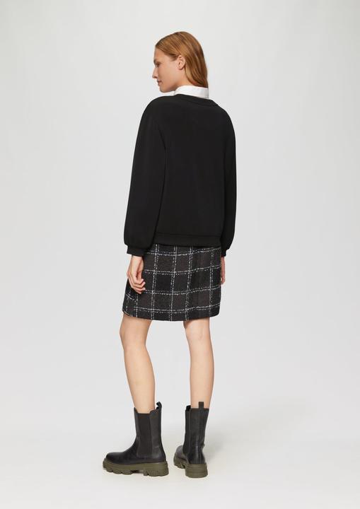 Produktbild S.Oliver Sweatshirt Scuba-Sweatshirt mit V-Ausschnitt (32)