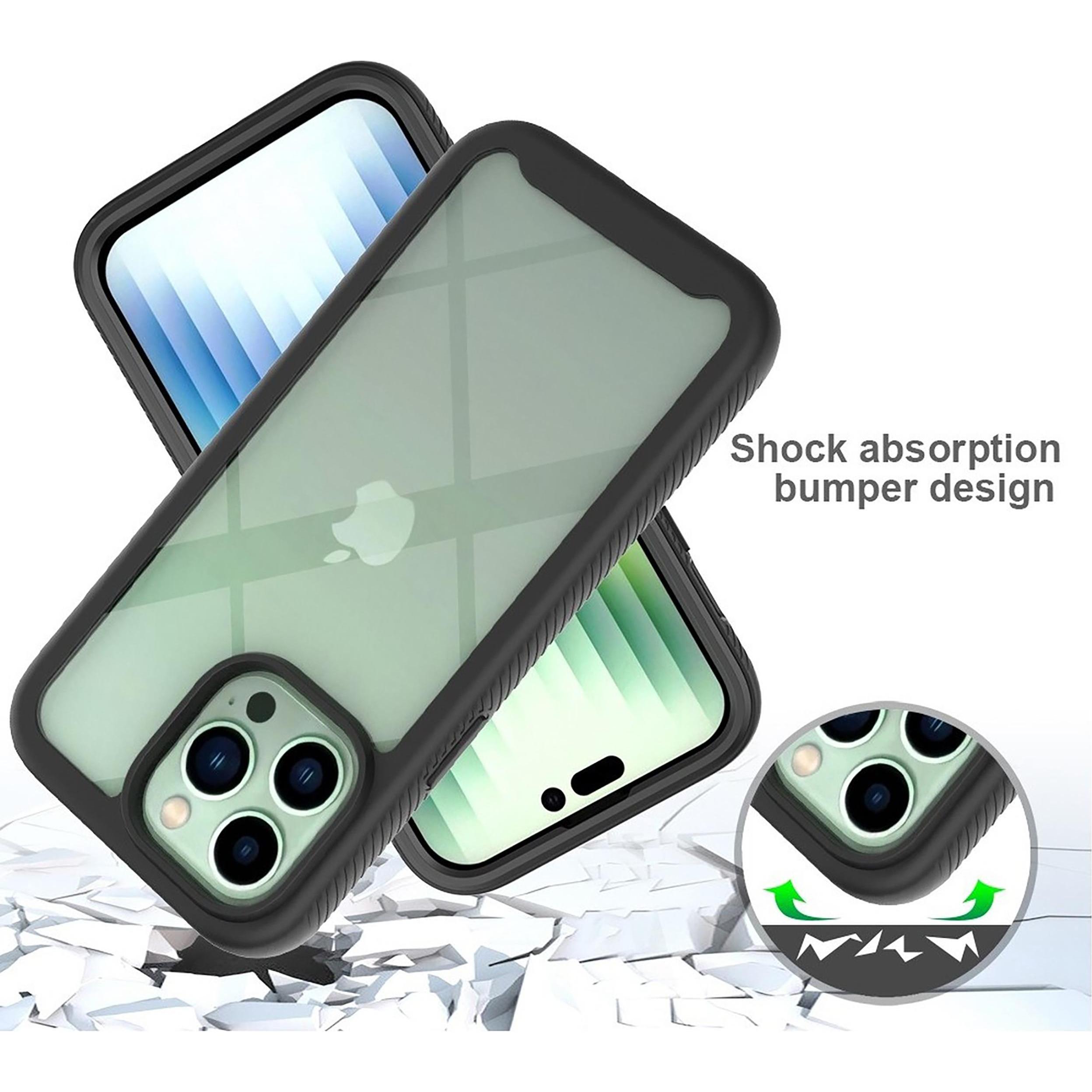 Thumbnail - Cazy Schutzhülle Kompatibel mit iPhone 14 Pro - 360 Grad hulle mit Eingebautem Folien - (Apple iPhone 14 Pro), Smartphon...