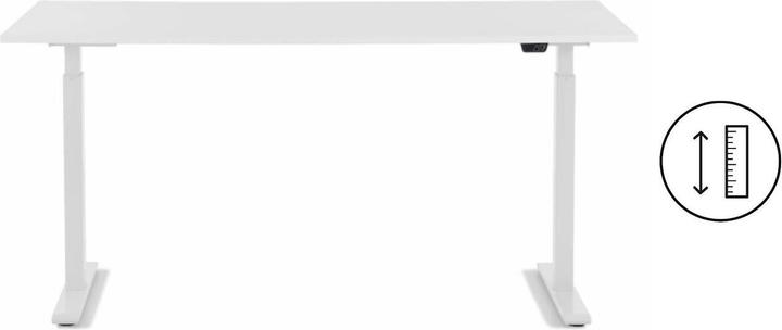 Kare Design Schreibtisch Office Smart Weiss Weiss 160x80 (160 x 80 x 76 cm)