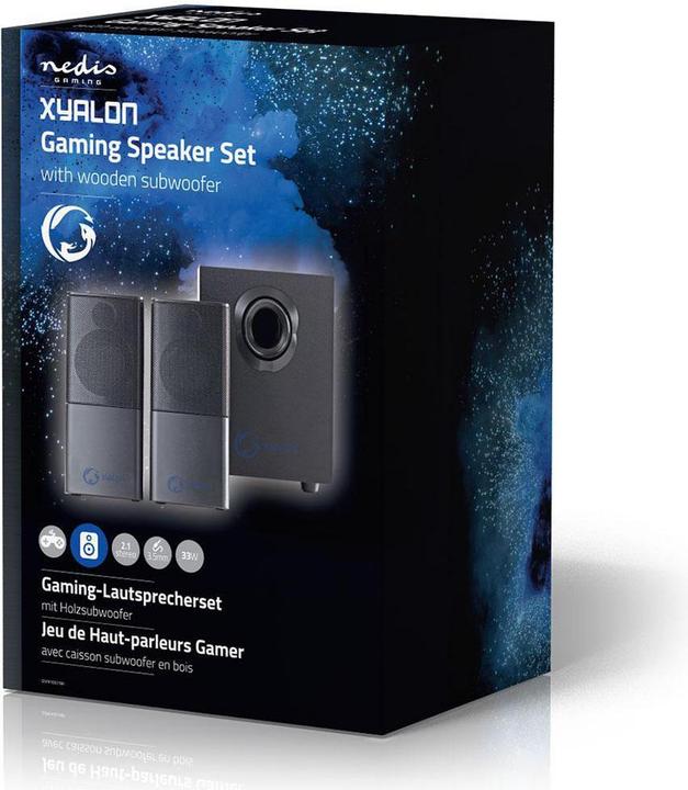 Produktbild Nedis Gaming-Lautsprecher GSPR10021BK