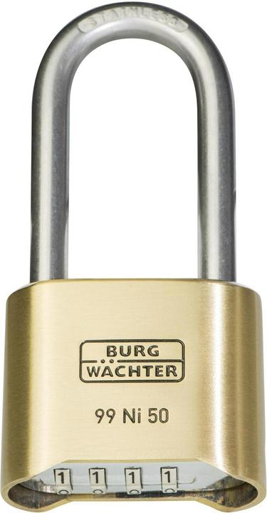 Burg Wächter Combination padlock 99 Ni 50 HB 65 SB