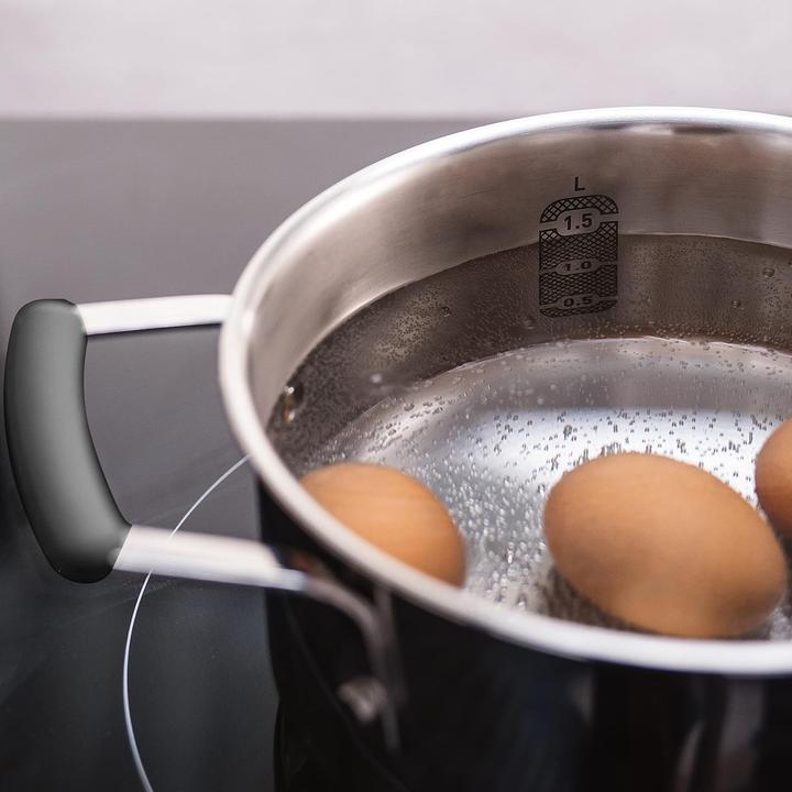 Actual product image Tefal TEF pot set 6 pcs. (Pot, Stainless steel, 16 x 25.50 cm)