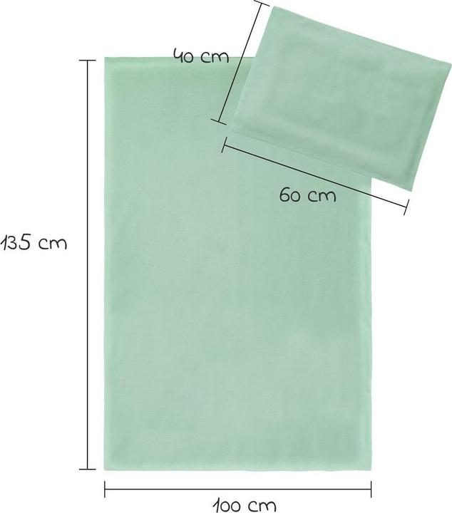 Actual product image Makian Babybettwäsche & Bettsets Bettwäsche 100 x 135 cm / 40 x 60 cm - Uni