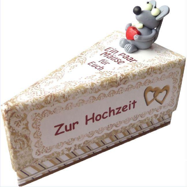Hergo, Geschenkverpackung, Geschenkschachtel Tortenstck "Zur Hochzeit" (Geschenkpapier)